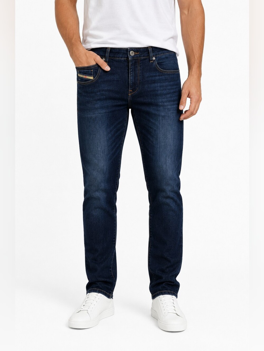 Diesel D-Strukt Slim Fit Stretch Jeans Dark Wash Men's W36 L32